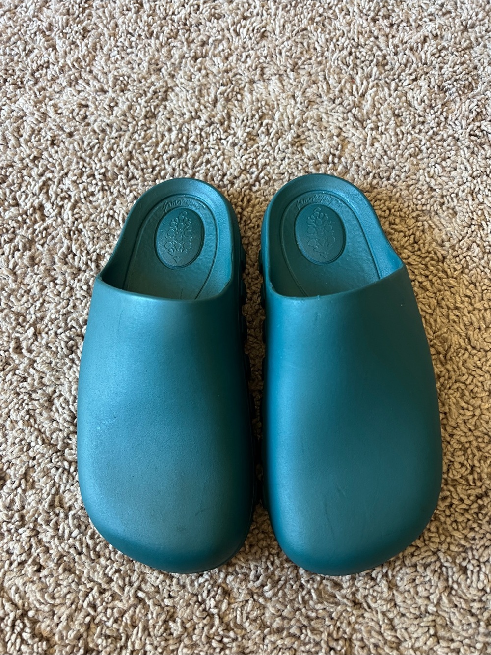 FP Movement Teal Slip-On Clogs Womenâs Size 5/6